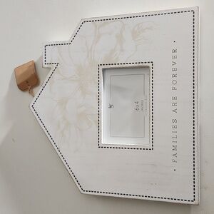 A&C Adams & Co NEW families are forever house frame 6x4 wood 1 inch thick